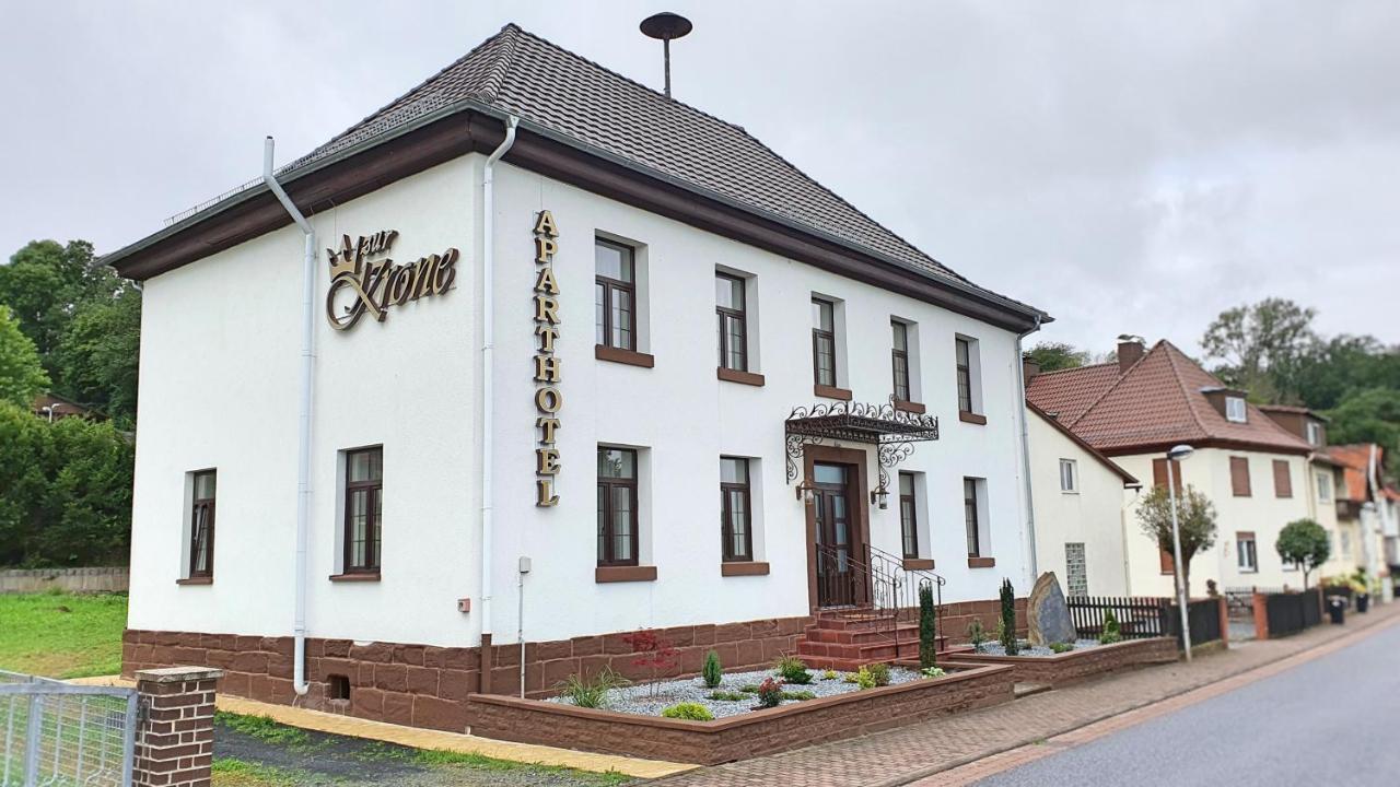 Zur Krone Aparthotel Widdershausen エクステリア 写真